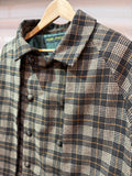 Inverness coat  brown check/khaki
