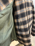 Inverness coat LONG  -BW/GRN