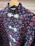 チャイナコート flower NAVY