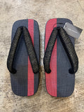シコロ千両　桐下駄 BLACK/RED