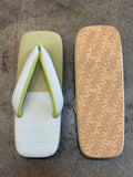 カフェぞうりZETTA  LIGHT GREEN/WHITE RN型