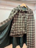 Inverness coat  brown check/khaki