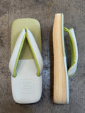 カフェぞうりZETTA  LIGHT GREEN/WHITE RN型