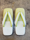 カフェぞうりZETTA  LIGHT GREEN/WHITE RN型