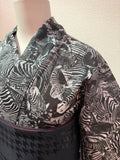 [ゼブゼブ　黒」菱屋カレンブロッソ X ROBE JAPONICA コラボ浴衣