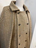 Inverness coat LONG  -tweed #3 beige