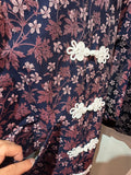 チャイナコート flower NAVY