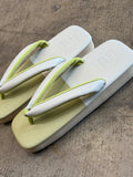 カフェぞうりZETTA  LIGHT GREEN/WHITE RN型