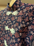 チャイナコート flower NAVY