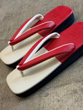 カフェぞうりZETTA  RED/BEIGE RN型