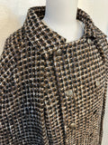 Inverness coat LONG  -tweed #4 Brown