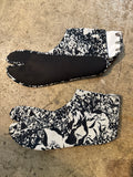 TABI SOCKS グレーブラック幾何学
