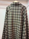 Inverness coat  brown check/khaki