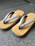 桐下駄 右近　シルバー
