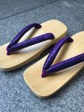 桐下駄 右近 パープルパイソン