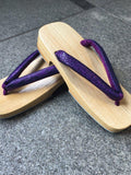 桐下駄 右近 パープルパイソン