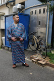 J07 ジャージ着物　ニット編み込み