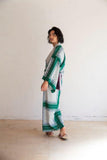 cameio X ROBE JAPONICA コラボ浴衣 bandana green
