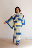 cameio X ROBE JAPONICA コラボ浴衣 bandana blue