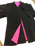cache-coeur coat Black カシュクールコート