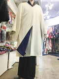cache-coeur coat White カシュクールコート