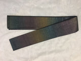 西陣角帯　レインボー 幾何学柄