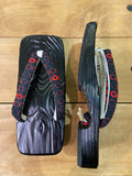 黒塗り下駄　右近 SIZE M (25.0-27.0cm)
