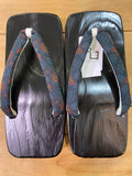 黒塗り下駄　右近 SIZE L (27.0-29.0cm)