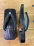 黒塗り下駄　右近 SIZE L (27.0-29.0cm)