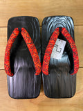 黒塗り下駄　右近 SIZE L (27.0-29.0cm)