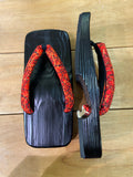黒塗り下駄　右近 SIZE L (27.0-29.0cm)