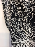 乱菊黒白 chrysanthemums black white