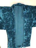 Haori Jacket velvet light blue