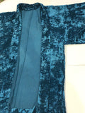 Haori Jacket velvet light blue