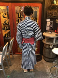 ギザギザボーダー片身替 stripe asymmetry