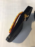 Ceder geta 黒塗下駄【杉】
