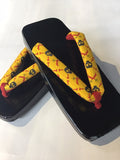 Ceder geta 黒塗下駄【杉】
