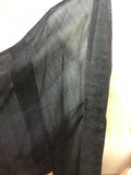 Haori jacket black glen check velvet