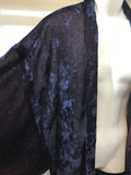 Haori jacket velvet purple