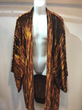 Haori Jacket Gold striped velvet