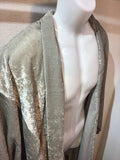 Haori Jackrt velvet Greige