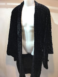 Haori Jacket Black lame velvet