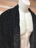 Haori Jacket Black lame velvet