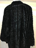 Haori Jacket Black lame velvet