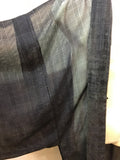 Haori jacket Navy glen check Velvet