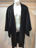 Haori Jacket Black lame square