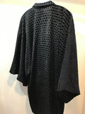 Haori Jacket Black lame square