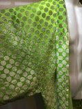 Haori Jacket Green dot velvet