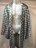 Haori Jacket Velor Silver