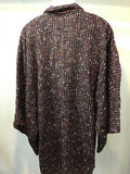 Haori Jacket fancy tweed purple